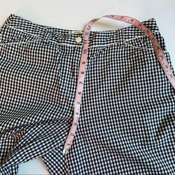 Talbots Gingham Check Crop Pants - Picture 3 of 6